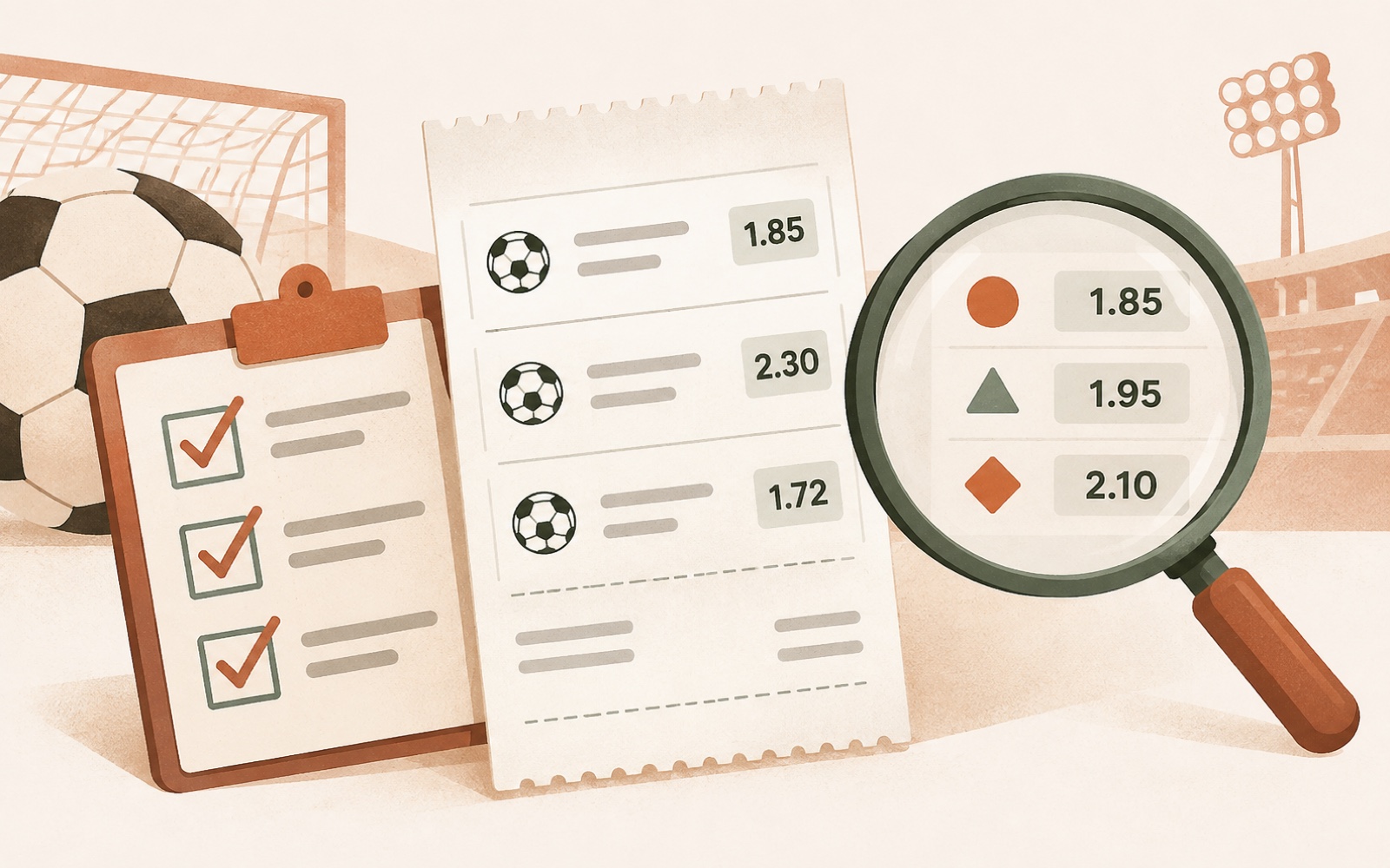 Checklist for comparing UK betting sites by licence, margin, payments and limits